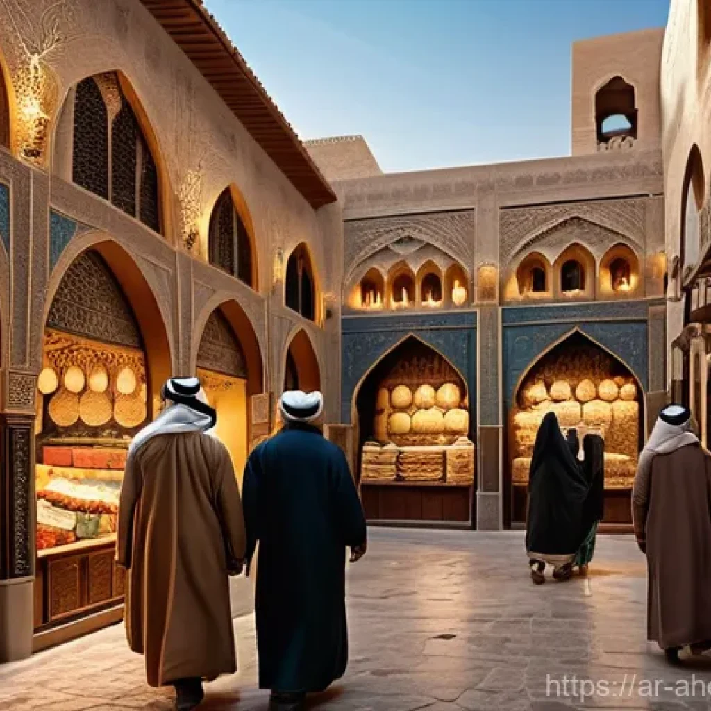 공간 컴퓨팅과 문화적 접근 - **Prompt: "A vibrant, immersive virtual tour of an ancient Arab city, reminiscent of Al-Andalus or o...