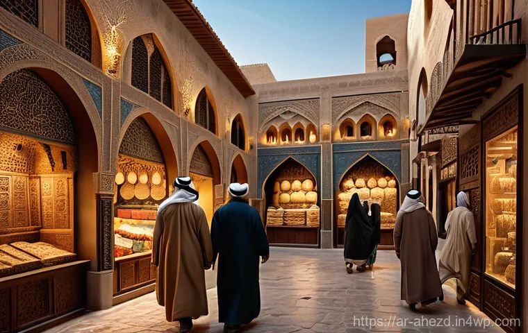 공간 컴퓨팅과 문화적 접근 - **Prompt: "A vibrant, immersive virtual tour of an ancient Arab city, reminiscent of Al-Andalus or o...